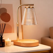 Wooden Wax Candle Warmer Lamp